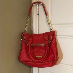 Red and gold Steve Madden Purse